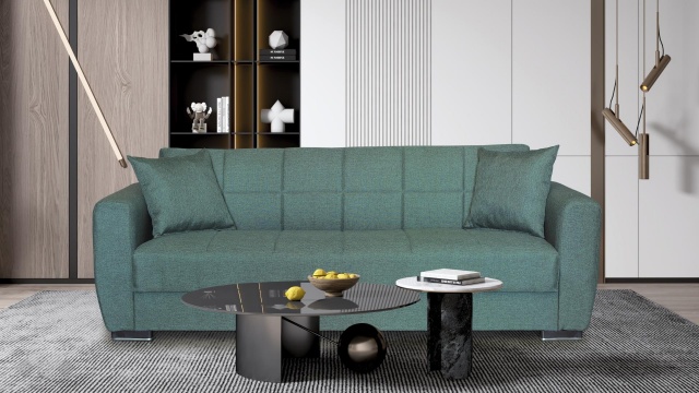 Диван Монца триместни зелен