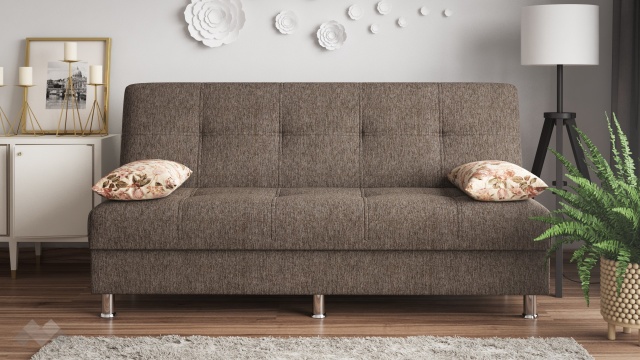 Клик-клак канапе Амстердам триместни кафяво