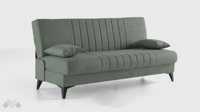 Клик-клак канапе Кенто триместни зелен