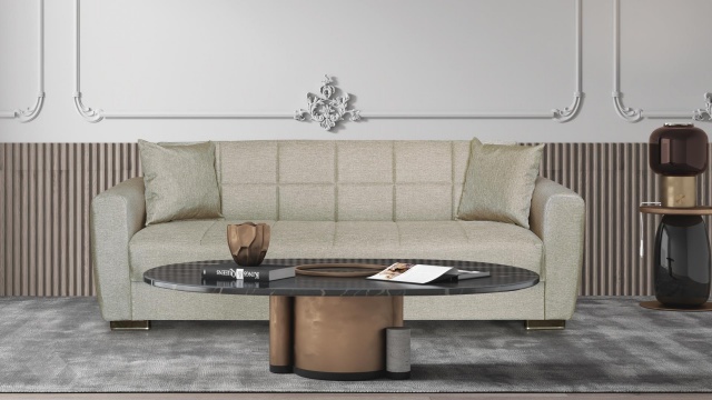 Диван Монца триместни бежов