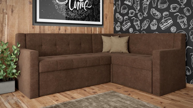 Кухненски ъгъл Цезар с посока кафяв