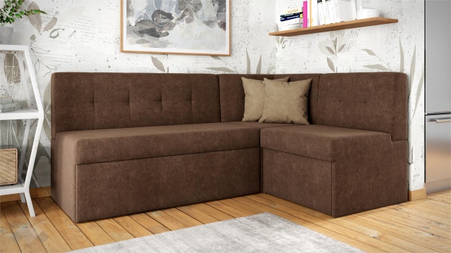 Кухненски ъгъл Марио универсален ъгъл кафяв