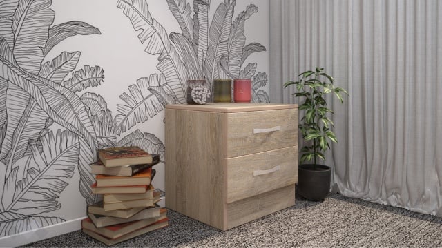 Нощен шкаф Диди тъмна сонома