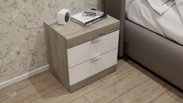 сонома арвен с бял гланц