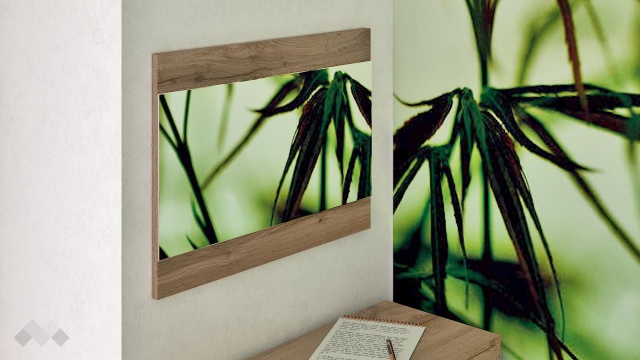 Огледало Кари дъб дакота - МебелМаг Огледало Кари дъб дакота