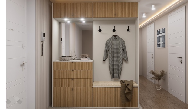 Портманто Хармония дъб гардън с кашмир