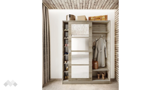 Портманто Марина сонома арвен - МебелМаг Портманто Марина сонома арвен