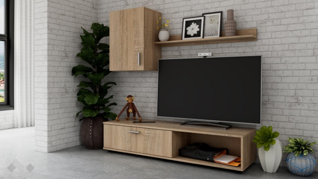 Секция Гибсън модулни дъб сонома