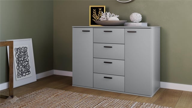 Скрин Скай нардо сив - МебелМаг Скрин Скай нардо сив