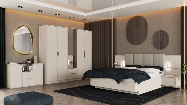 Спален комплект Кашмир К2 кашмир - МебелМаг Спален комплект Кашмир К2 кашмир