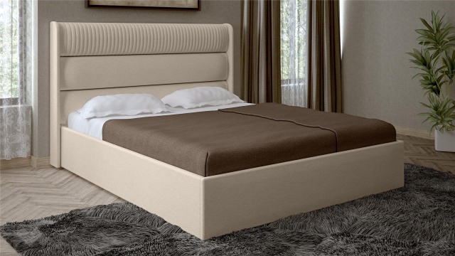 Спалня 160/200 Барса с включен матрак Бонел 160/200 дъб арканзас с травертин - МебелМаг Спалня 160/200 Барса с включен матрак Бонел 160/200 дъб арканзас с травертин