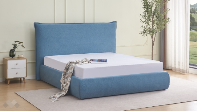 Тапицирана спалня 160/200 Намира с включен матрак Sleep Nuvia 160/200 деним