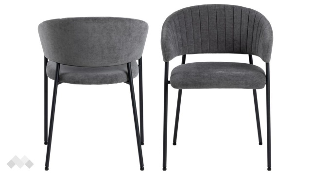 Трапезен стол Ансора сив - МебелМаг Трапезен стол Ансора сив