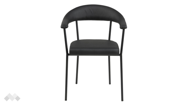 Трапезен стол Ава черен - МебелМаг Трапезен стол Ава черен