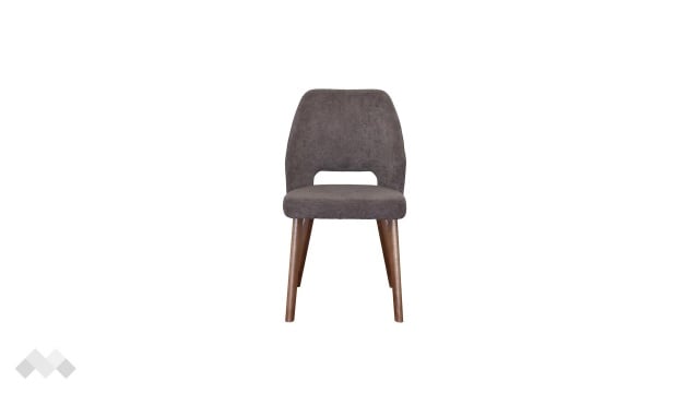 Трапезен стол Луна кафяв - МебелМаг Трапезен стол Луна кафяв