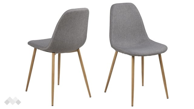 Трапезен стол Седрик сив - МебелМаг Трапезен стол Седрик сив