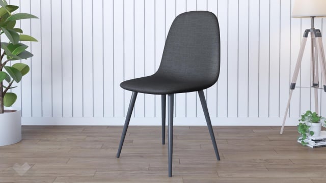 Трапезен стол Тиаго сив - МебелМаг Трапезен стол Тиаго сив