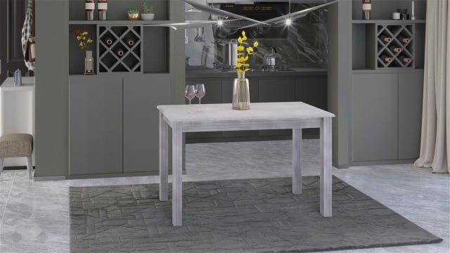 Трапезна маса Троя M разтегателни патина