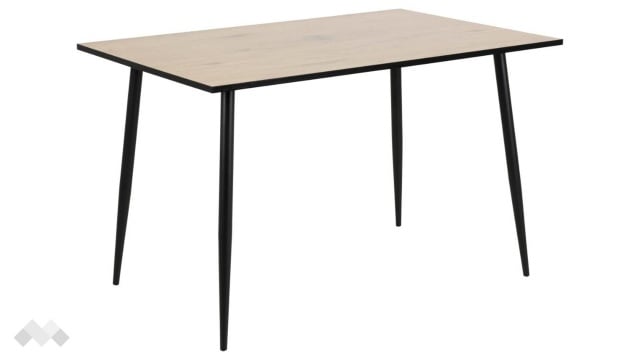 Трапезна маса Уилма неразтегателни тъмна сонома с черено