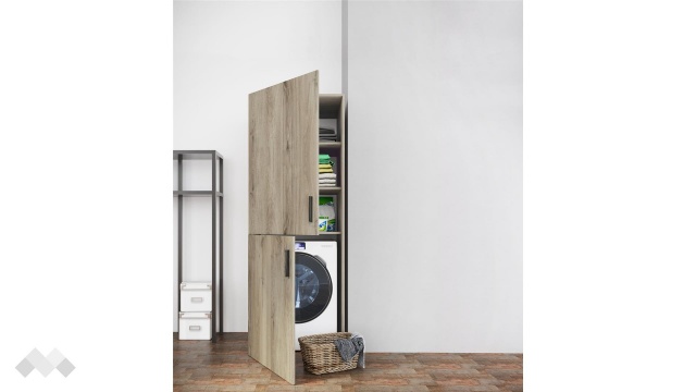 Висок шкаф Айлин сонома арвен - МебелМаг Висок шкаф Айлин сонома арвен