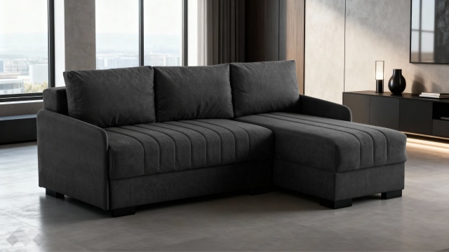 Ъглов диван Бета универсален ъгъл сив - МебелМаг Ъглов диван Бета универсален ъгъл сив