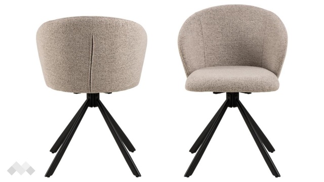 Трапезен стол Павиана бежов