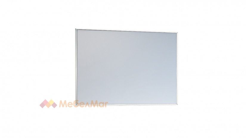 Огледало Бекет дъб елеганс, бял и тъмно капучино гланц - изглед 1