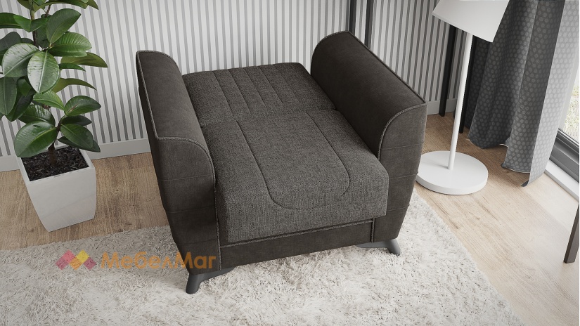 Комплект дивани за дневна Ялта сив с черно - изглед 13
