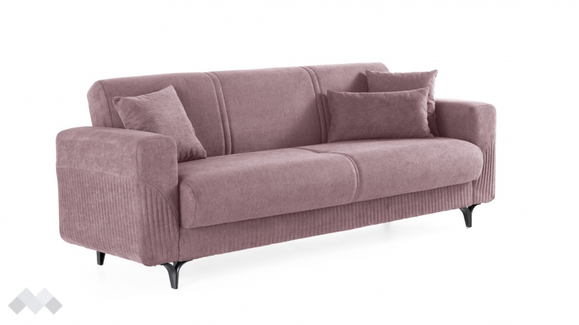 Диван Атон триместни лилав - изглед 2