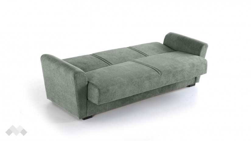 Диван Фокс триместни зелен - изглед 5 - МебелМаг Диван Фокс триместни зелен - изглед 5