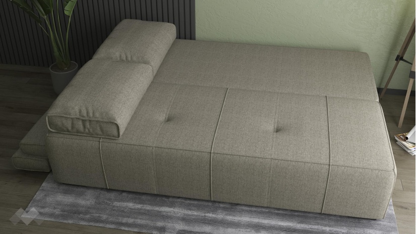 Диван Кент триместни бежов - изглед 4