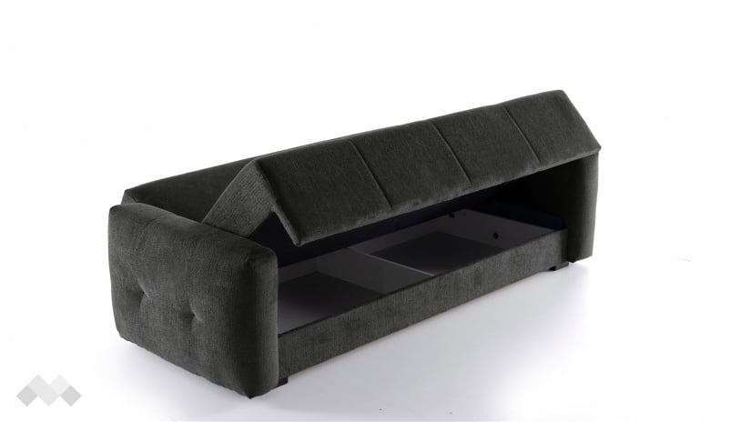 Диван Бахама триместни графит - изглед 4