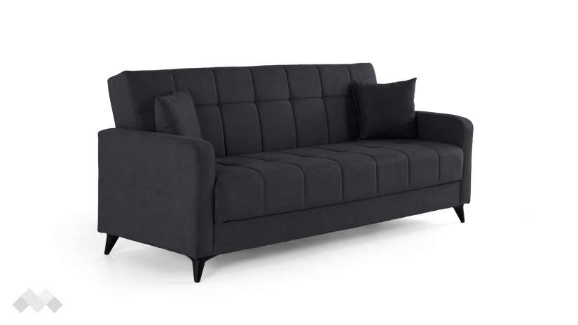 Диван Ламина триместни графит - изглед 3