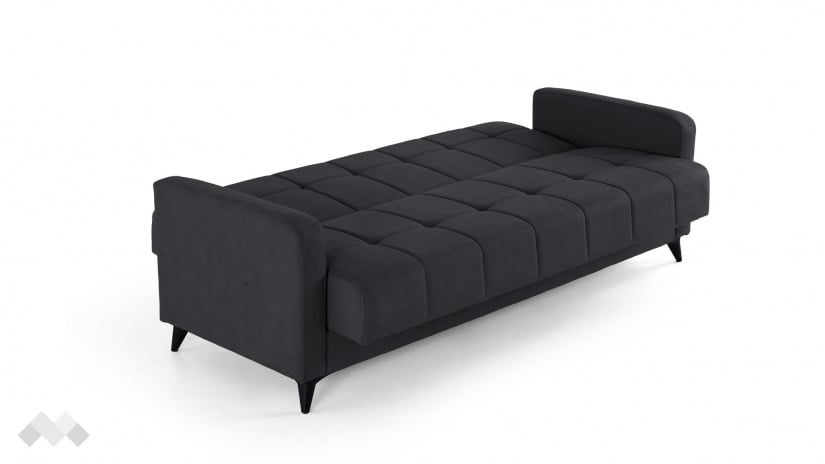 Диван Ламина триместни графит - изглед 5