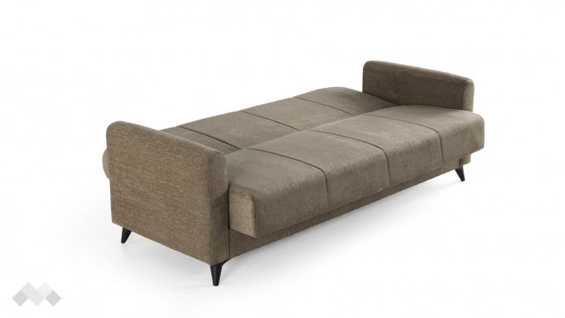 Диван Нуби триместни кафяв - изглед 5 - МебелМаг Диван Нуби триместни кафяв - изглед 5