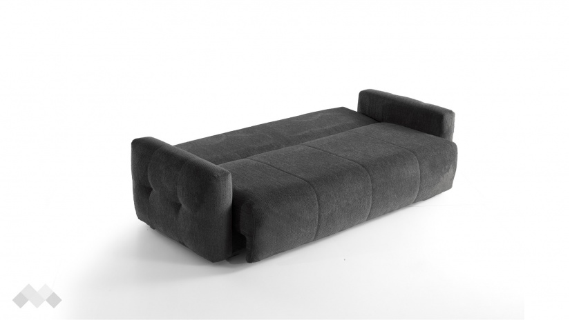 Диван Ролин Покет триместни графит - изглед 4 - МебелМаг Диван Ролин Покет триместни графит - изглед 4