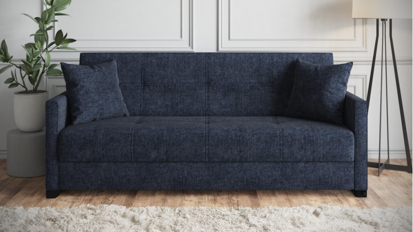 Диван Сандра триместни деним - изглед 2