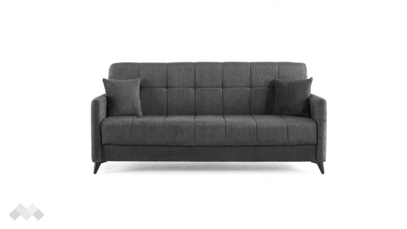 Диван Санти триместни графит - изглед 3