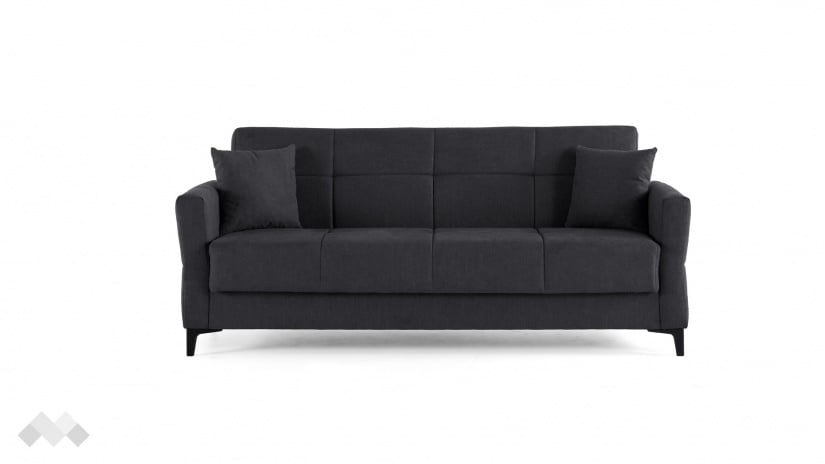Диван Танго триместни графит - изглед 2 - МебелМаг Диван Танго триместни графит - изглед 2
