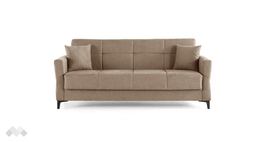 Диван Танго триместни кафяв - изглед 2