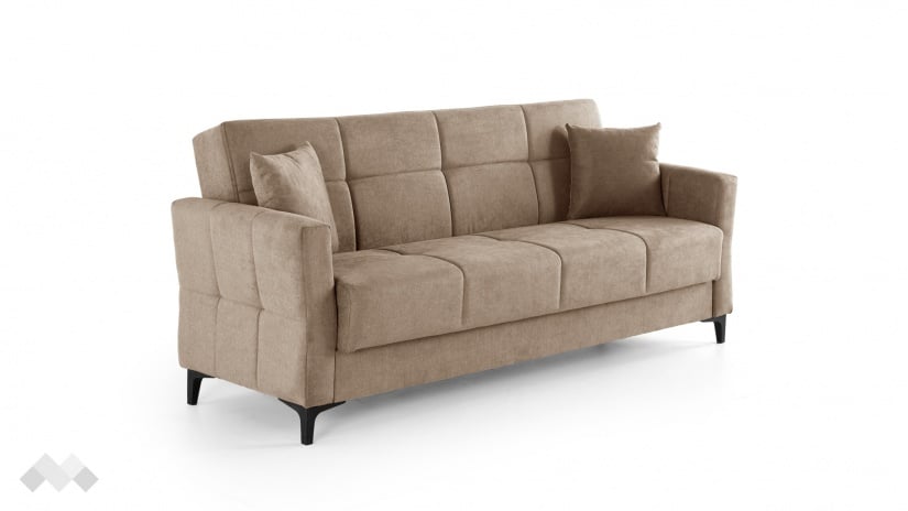 Диван Танго триместни кафяв - изглед 3