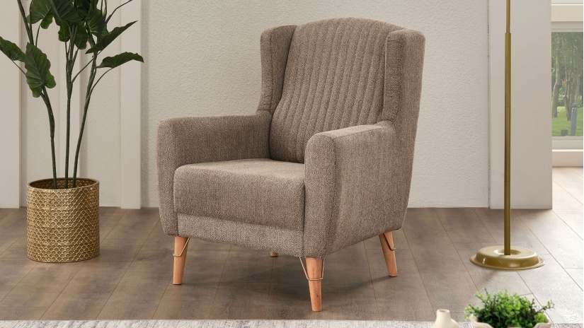 Фотьойл Маниса кафяв - изглед 1