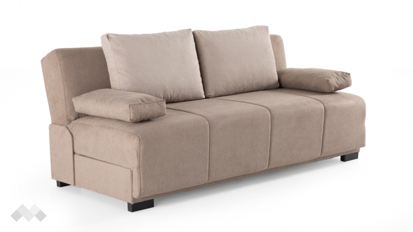 Клик-клак канапе Бостън триместни кафяв - изглед 2 - МебелМаг Клик-клак канапе Бостън триместни кафяв - изглед 2