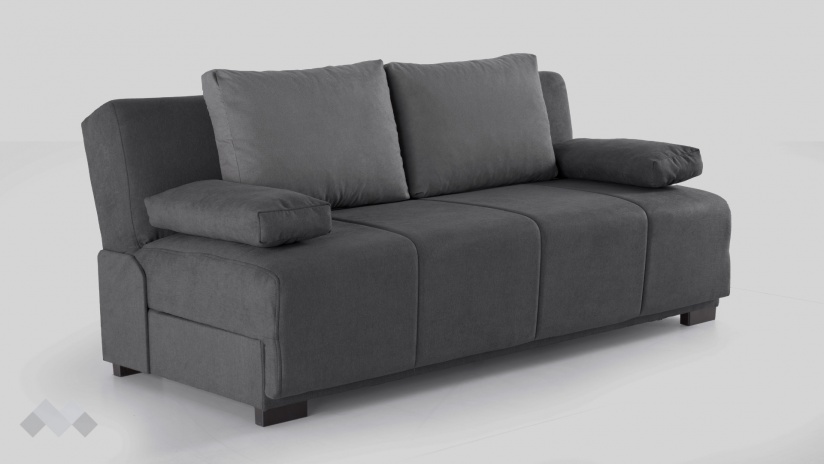 Клик-клак канапе Бостън триместни сив - изглед 2