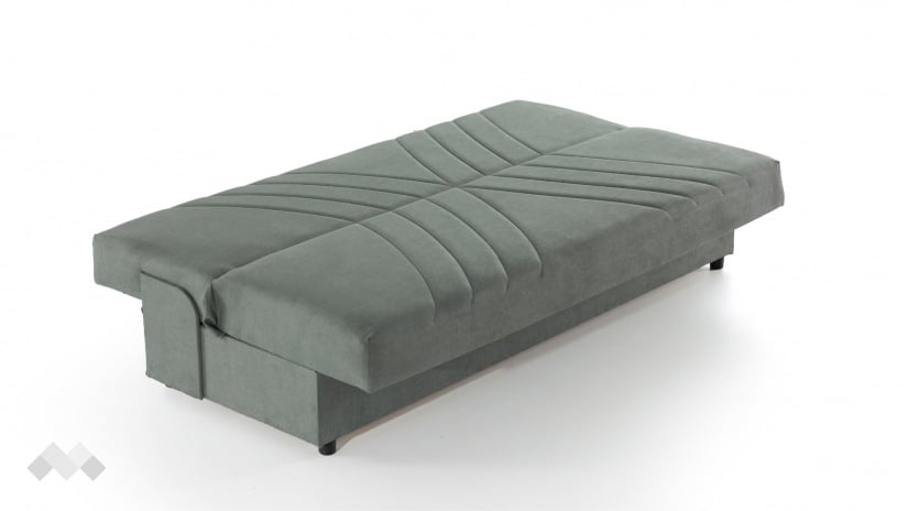 Клик-клак канапе Фиджи триместни зелен - изглед 4