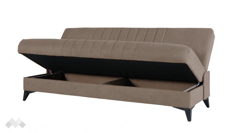 Клик-клак канапе Кенто триместни кафяв - изглед 4