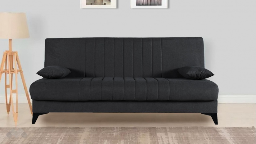 Клик-клак канапе Кенто триместни сив - изглед 1