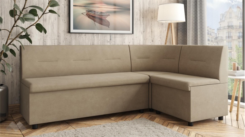 Кухненски ъгъл Боян универсален ъгъл бежов - изглед 1 - МебелМаг Кухненски ъгъл Боян универсален ъгъл бежов - изглед 1