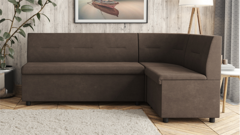 Кухненски ъгъл Боян универсален ъгъл кафяв - изглед 3