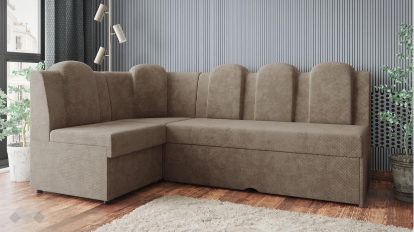 Кухненски ъгъл Хуго Лукс универсален ъгъл бежов - изглед 2